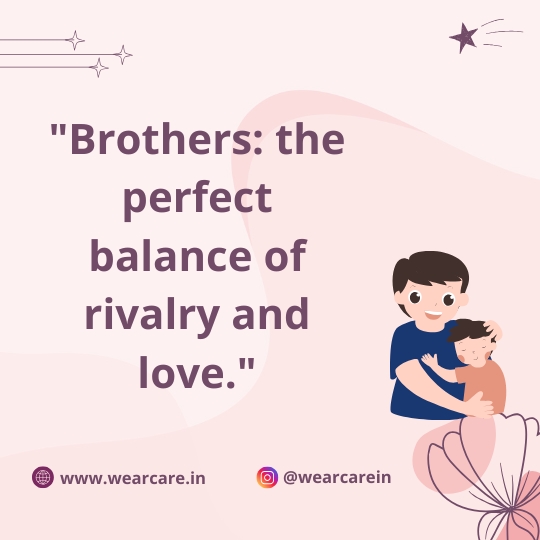 Brothers the perfect balance of rivalry and love Brothers the perfect balance of rivalry and love