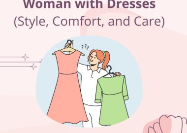 Woman with Dresses