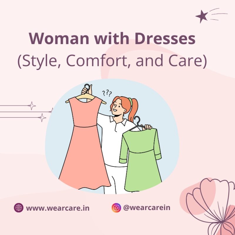 Woman with Dresses